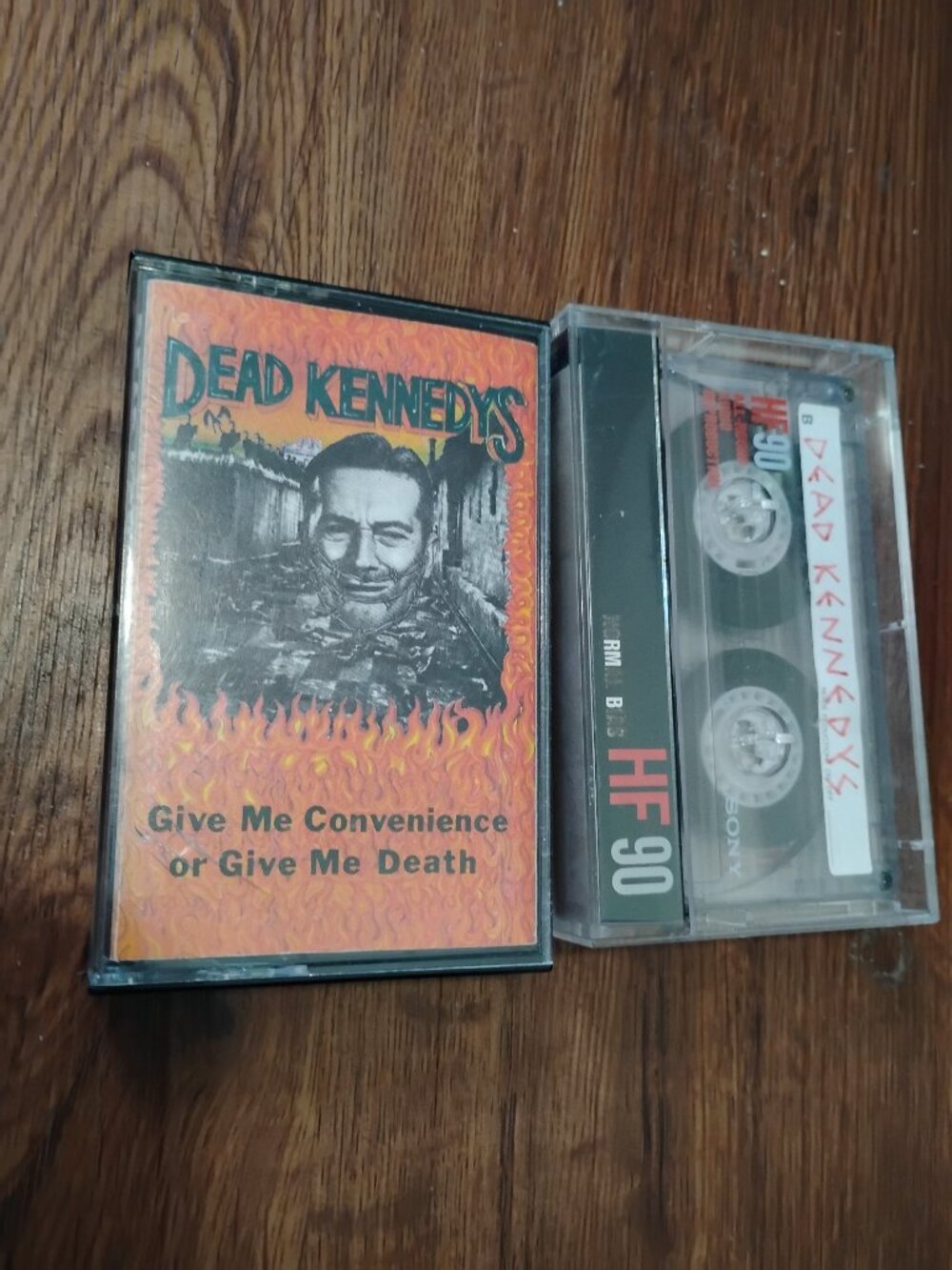 Vintage Dead Kennedys Cassette Tape Lot (2) Give Me Convenience Or Give Me Death